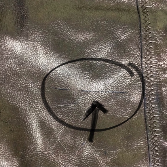 Badgley Mischka Women Handbag Bronze top handle Hobo bag EUC Fall, Boho Metallic - Picture 7 of 9